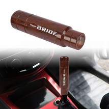 Brand New Universal 13CM Bride Aluminum Wood Manual Gear Stick Shift Knob Lever  - £13.09 GBP