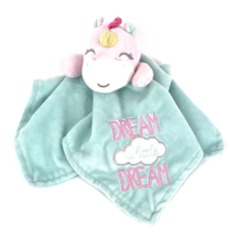 Lovey Blanket Baby Starters Unicorn Dream a Little Dream Security Silky 13&quot; - $14.00