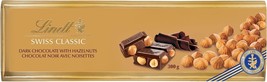 LINDT SWISS CLASSIC Gold Dark Chocolate Bar with Hazelnuts, 300 Gram Cho... - $17.71