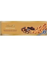 LINDT SWISS CLASSIC Gold Dark Chocolate Bar with Hazelnuts, 300 Gram Cho... - $337.18 MXN