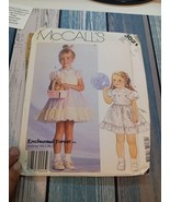 Mccalls Pattern 3021 Girl&#39;s Dress, Slip Sz 4-6 Enchanted Forest, Inc Uncut - €7,03 EUR
