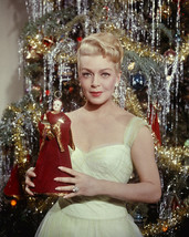 Lana Turner party dress Christmas tree with doll ornament 16x20 Poster - £15.68 GBP