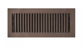 New Oil Rubbed Bronze 4&quot; x 14&quot; Modern Brass Wall Register by Signature H... - £43.32 GBP