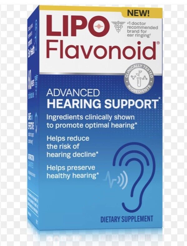 Lipo-Flavonoid Advanced Hearing Support, 30 Caplets.