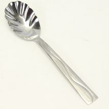 International Cuisinart Riverside Sugar Shell Spoon 6" GLOSSY Stainless - $9.79