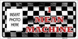 Mean Machine Photo Insert Pocket Metal Novelty Small Sign SS-016 - £17.36 GBP