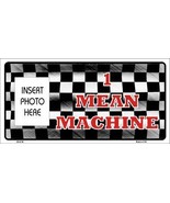 Mean Machine Photo Insert Pocket Metal Novelty Small Sign SS-016 - £17.54 GBP