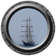 Silent Sentinel - Porthole Wall Decal - £11.00 GBP