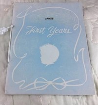 Vintage Baby&#39;s First Years Baby Record Book Unused &quot;James&quot; Seattle Softc... - $24.25