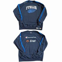 Vintage Champion Men’s Italia Italian Basketball League Sweatshirt Sz XL... - $34.60