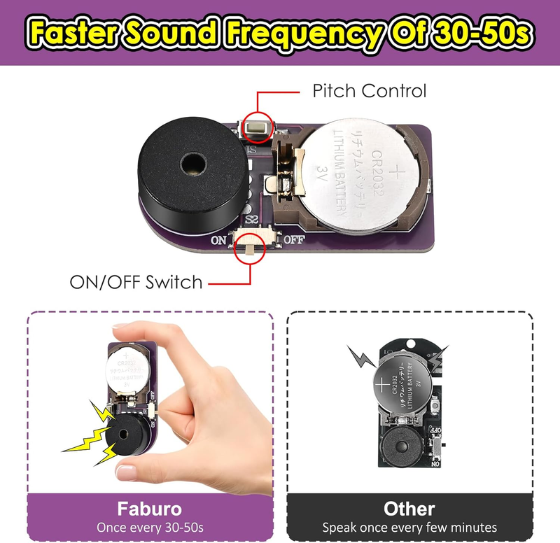 6 Pcs Cricket Noise Maker Prank, Annoyatron Cricket Chirping Pranks Stuff Kit Gi Item image 4