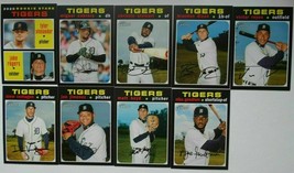 2020 Topps Heritage Detroit Tigers Base Team Set of 9 Baseball Cards - £3.18 GBP