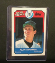 1989 Topps Cap&#39;n Crunch Baseball Card #12 Alan Trammell - £1.59 GBP