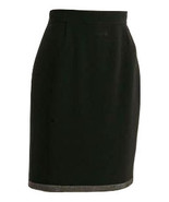 Authentic Elie Tahari Black Crepe Pencil Skirt SZ10/M Retail Price: $398 - $135.40 CAD