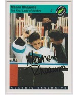 Manon Rheaume Signed Autographed 1993 Classic Hockey Card - 1st Female H... - €13,12 EUR