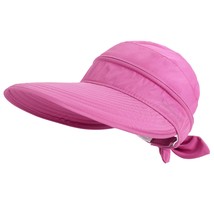 Simplicity Womens Summer Hat UPF 50+ UV Womens Sun Visor Beach Hat Rose - £24.98 GBP