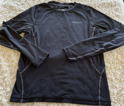 Marmot Boys Black Long Sleeve Underlayer Base Shirt XL 14–16 - £19.22 GBP