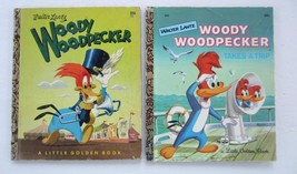 Woody Woodpecker Lot 2 Vintage Little Golden Books ~ Walter Lantz Circus Trip - £6.40 GBP