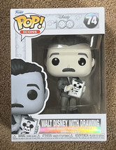 Funko Pop! #74 Disney 100th Anniversary Walt Disney With Drawing - $24.53