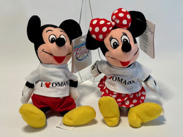 Mickey and Minnie Mouse &quot;I ºoº Omaha/Berkshire Hathaway&quot; Pins and Plush ... - £14.87 GBP