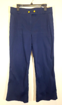 Tory Burch Women’s Navy Blue Wide Leg Trouser Pants Slacks , Size 10 - $20.85
