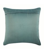 Beaded Flower Blue Art Silk 16&quot;x16&quot; Pillow Case, Blue Blast - $841.71 MXN+