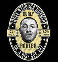 CURLY PORTER the three stooges t-shirt cool mens the three stooges - £11.71 GBP