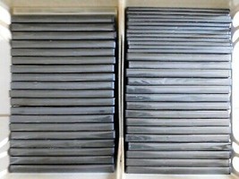 CD DVD 47 Single Disk CASES Slim and Standard Size Preowned - $17.99