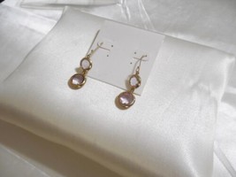 Victoria Townsend 18k gold/SS Amethyst Bezel Drop Earrings R930 $150 - $70.07