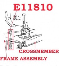 1953-1962 Corvette Bolt Set Transmission Mount Crossmember To Frame - $16.78