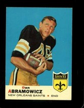 1969 Topps #36 Dan Abramowicz Vgex (Rc) Saints Nicely Centered *X65367 - £5.77 GBP