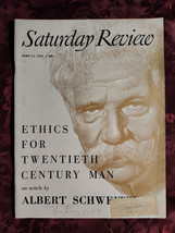 Saturday Review Magazine June 13 1953 Albert Schweitzer Fletcher Pratt - £8.47 GBP