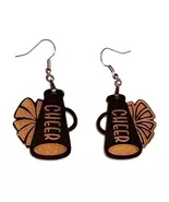 Spirit Squad Wood Drop Earrings - $11.00
