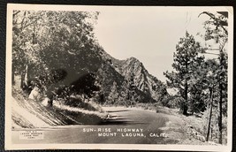 Vintage RPPC Postcard - Mount Laguna Mountain Sun Rise Highway  - £2.80 GBP