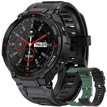 Reloj inteligente para hombre al aire libre, impermeable, táctico, Bluetooth, Da - £128.10 GBP