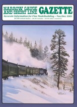Narrow Gauge and Short Line Gazette Magazine Nov/Dec 2001 Utah &amp; Norther... - $9.99