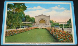 San Diego Ca Balboa Park Antique Postcard Folder E.C. Kropp 6.25&quot;x4.25 Souvenir - £15.63 GBP