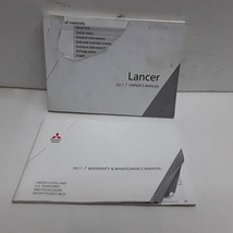 2017 Mitsubishi Lancer Owners Manual and Owners Handbook Set G04B41007 - £36.08 GBP