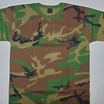 New MOC Military Outdoor Clothing Woodland Camo T-shirt Size L - £15.34 GBP