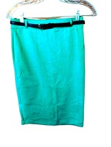 Forever 21 Womens Green Skirt Size S Small Pencil Belted - £11.73 GBP