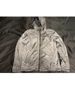 COAR Activewear Lightweight Hooded Jacket - Men&#39;s L - Gray - Full Zip! - $12.00 CAD