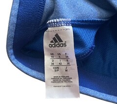 Adidas Techfit Sports Bra Womens Medium Blue Racerback Athletic Workout image 3