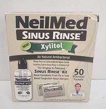 NEILMED Drug Free Sinus Rinse Kit W/Xylitol Nasal Rinse System-50 Ct - $17.81