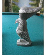 SOAPSTONE SCULPTURE EGYPTIAN BIRD 7 &quot; PAPERWEIGHT FIGURINE - $109.96 CAD