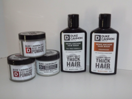 Set of 5 Duke Cannon Hair Products News Anchor Hair Wash &amp; Pomade New (g) - £31.53 GBP