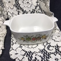 Vintage spice of life Corning Ware Casserole Dish Square 5x5x2.5 - £3.88 GBP