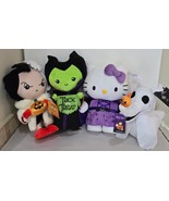 Disney Set of 4 NWT Hello Kitty Maleficent Zero Cruella Halloween Door G... - $1,842.85 MXN