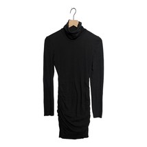 Pam &amp; Gela Black Turtleneck Mini Dress Sz P (Xs) Extra Small Long Sleeve... - £22.94 GBP