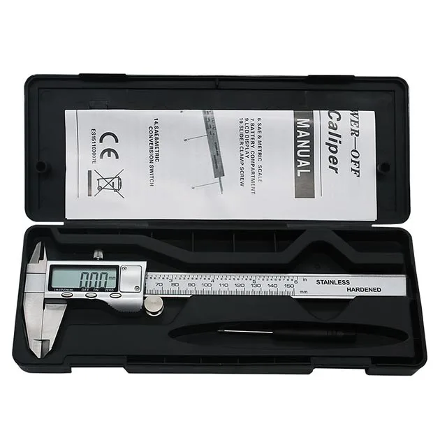 LCD Digital Caliper 0-150mm 6 &quot;Stainless Steel  Casing Digital Caliper V... - $222.09