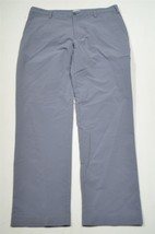 adidas 34 x 32 Gray Straight Tech Stretch Dress Pants - $21.55